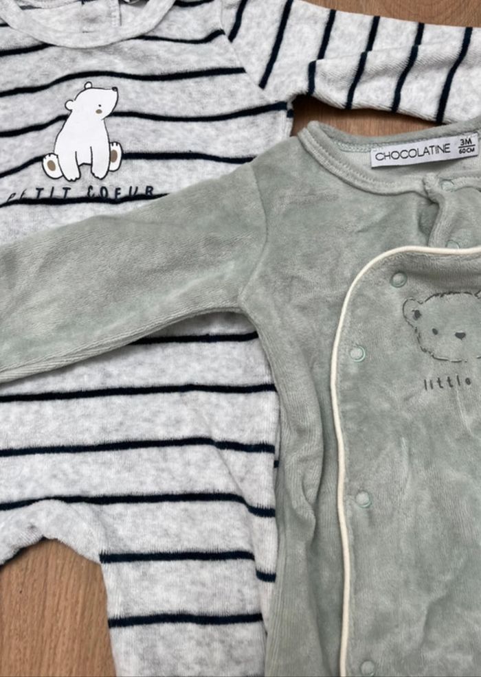 Lot de 2 pyjamas 3M - photo numéro 2