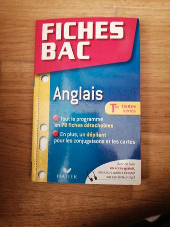 Fiches - anglais