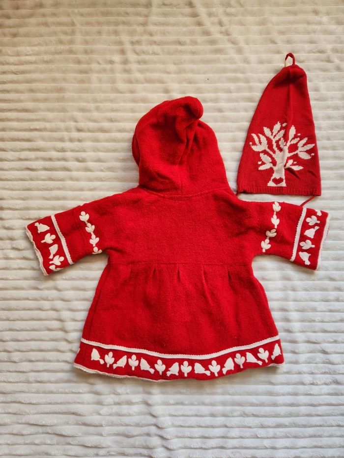 Manteau DPAM en laine + bonnet assorti – 1 an 🎄❤️ - photo numéro 7