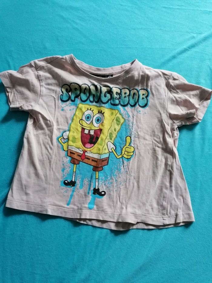T-shirt bob l'éponge 4 ans