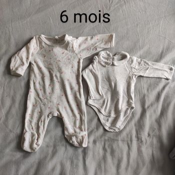 Ensemble pyjama + body Bouchara 6 mois