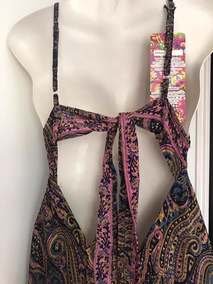 Robe longue Ibiza décolleté dans le dos - photo numéro 3