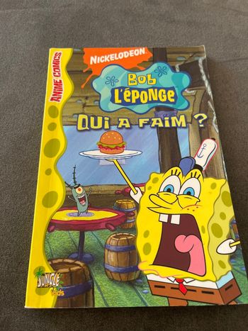 Livre anime comics bob l’éponge 