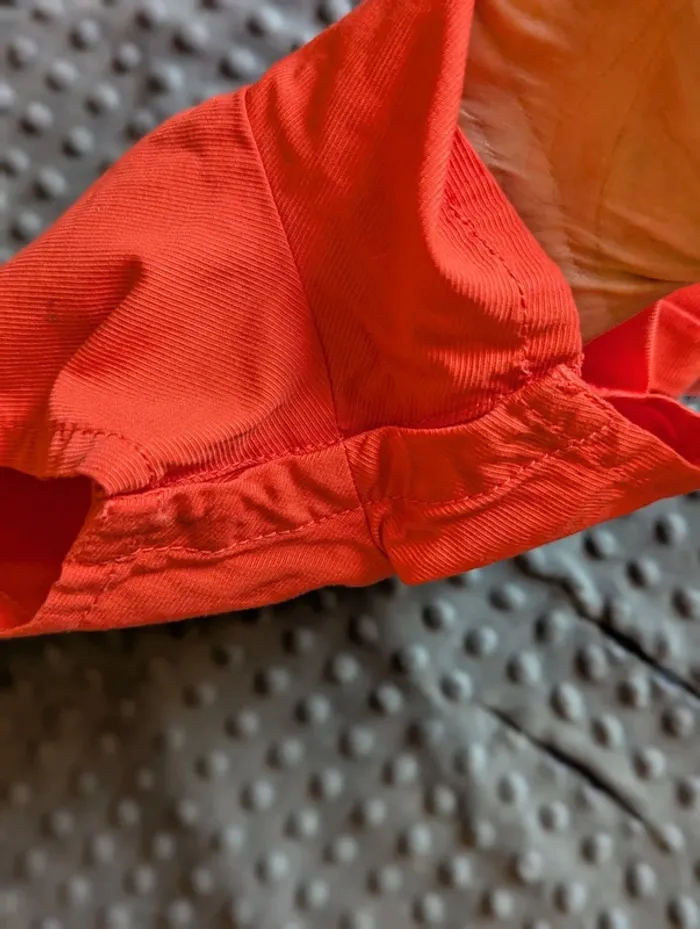 Salopette neuve rouge 6 mois #bretelles #nœud #été - photo numéro 8
