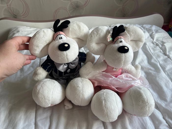 Peluche Couple de mariés diddl et Diddlina