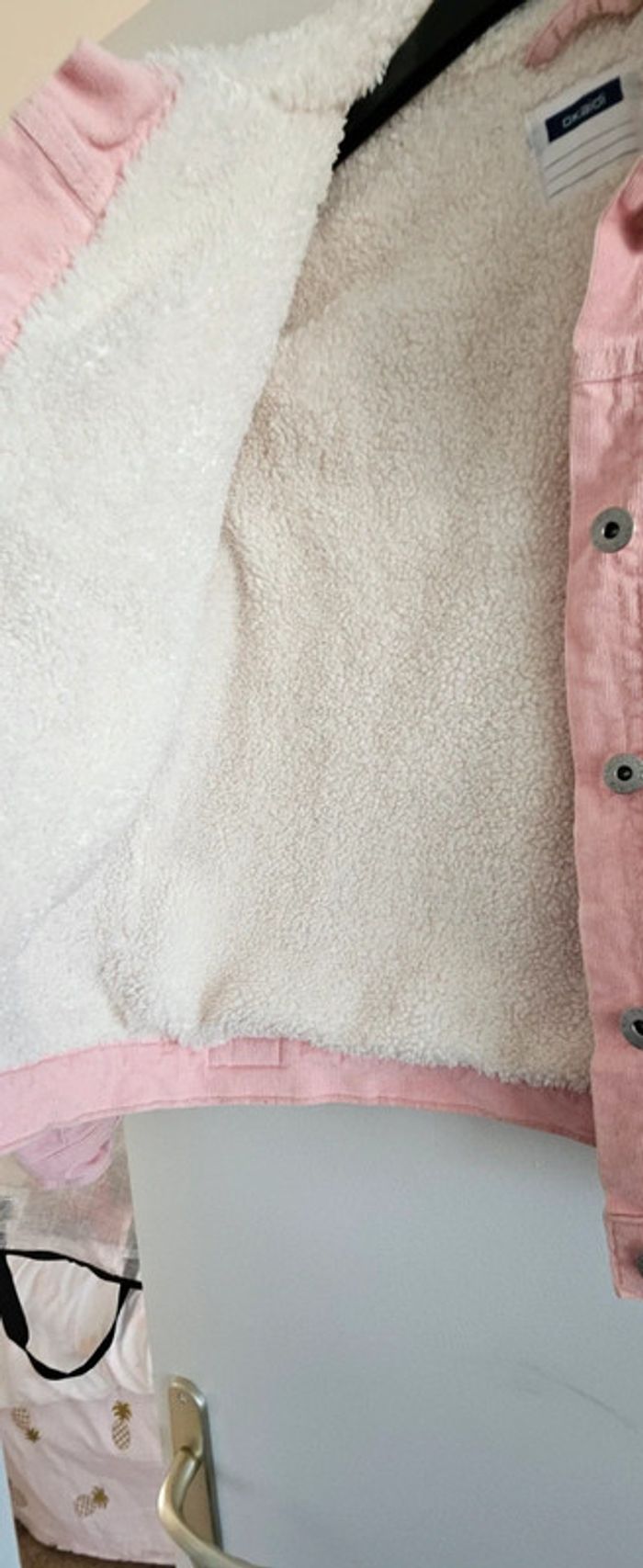 Veste velours intérieur doudou - photo numéro 4