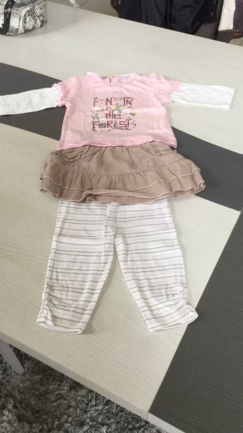 Ensemble pastel 3 pièces 12m