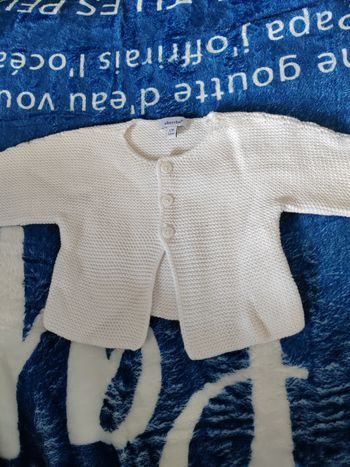 Gilet blanc 1 mois