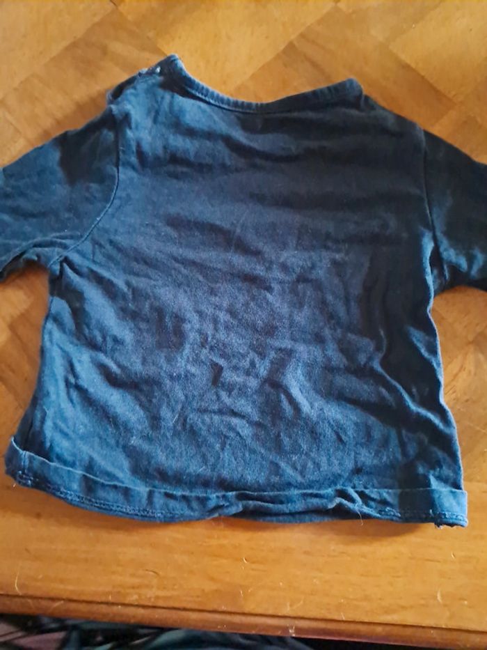 Tee-shirt 3 mois manches longues - photo numéro 2