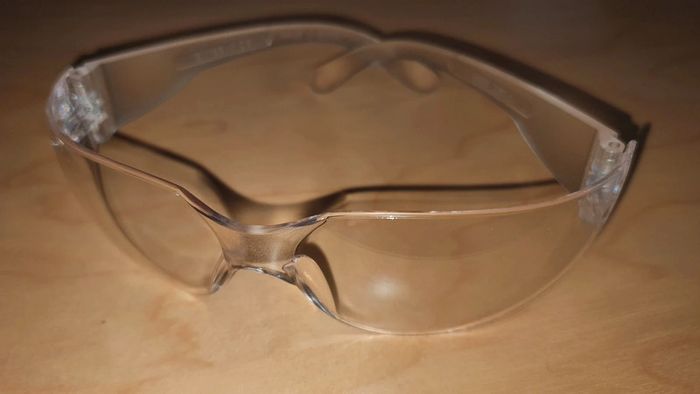👓 Lunettes de Sécurité Enveloppantes, Légères, Transparentes - Normes : EN166-F ANSI Z87.1