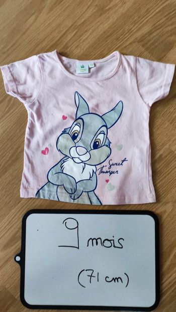 T-shirt taille 9 mois
