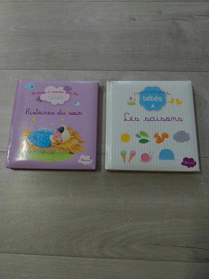 Lot de 2 livres "Histoires du soir" et "Les saisons"