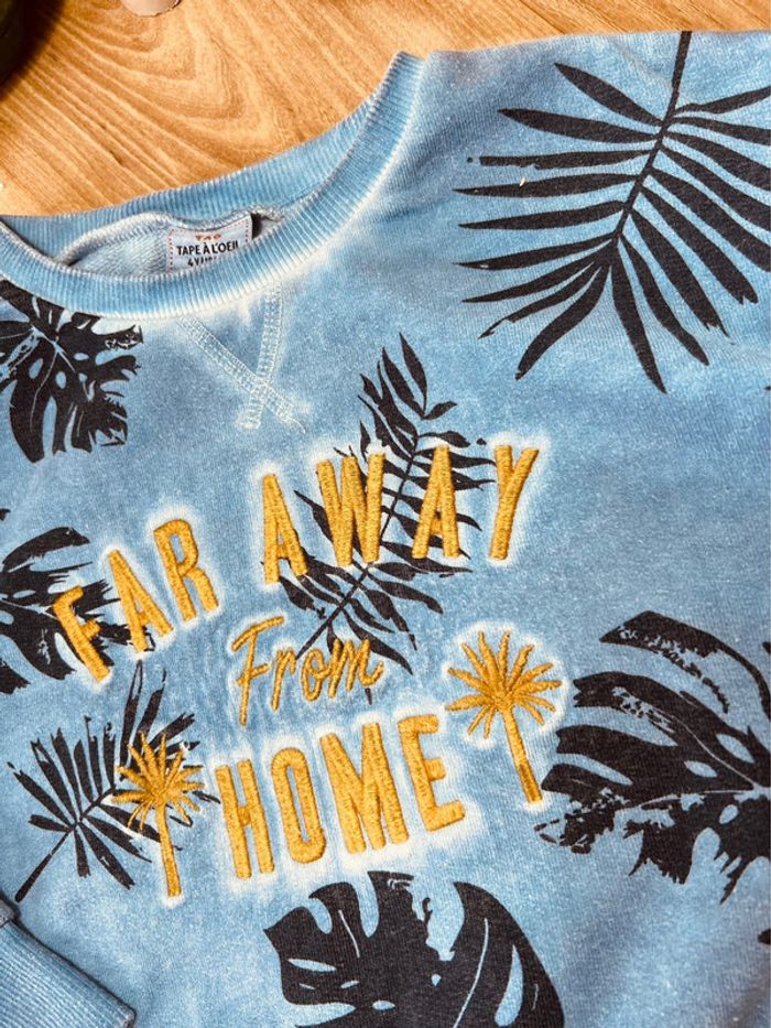 Taille 4 ans ensemble 3 pièces garçon TAO Kiabi bleu et moutarde * home * 💙 - photo numéro 3