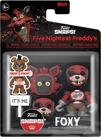 Funko Five Nights at Freddy's (FNAF) Snap: Foxy - Mini-Figurine en Vinyle à Collectionner