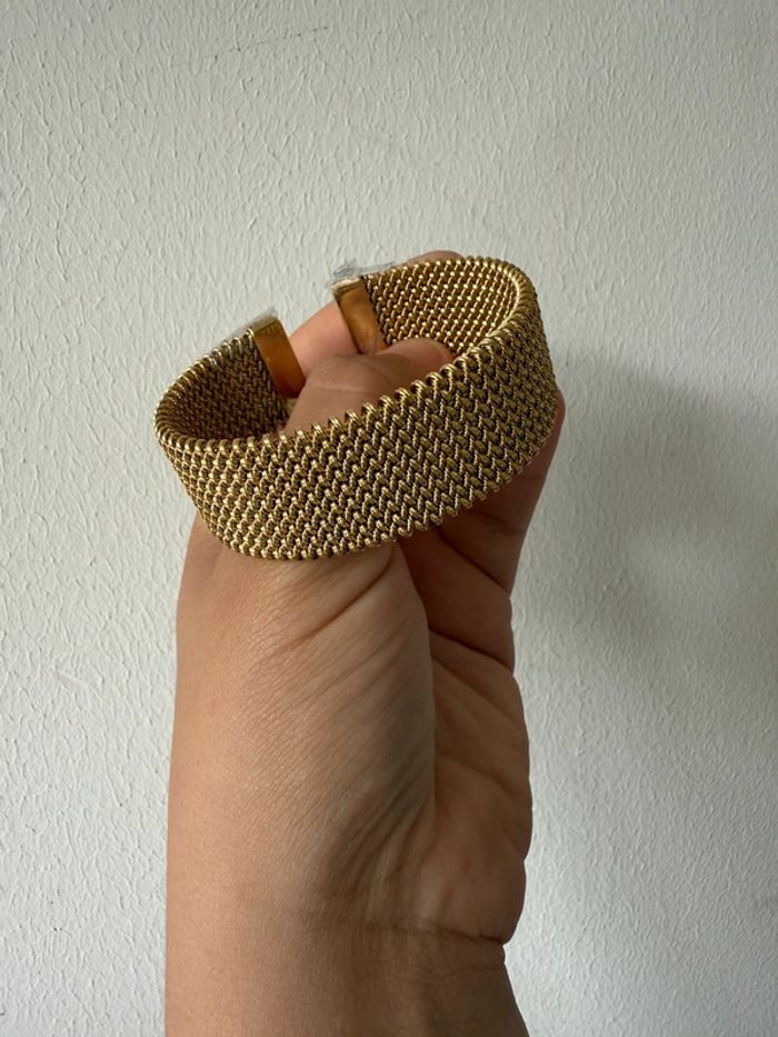 Bracelet maille doré manche - photo numéro 2