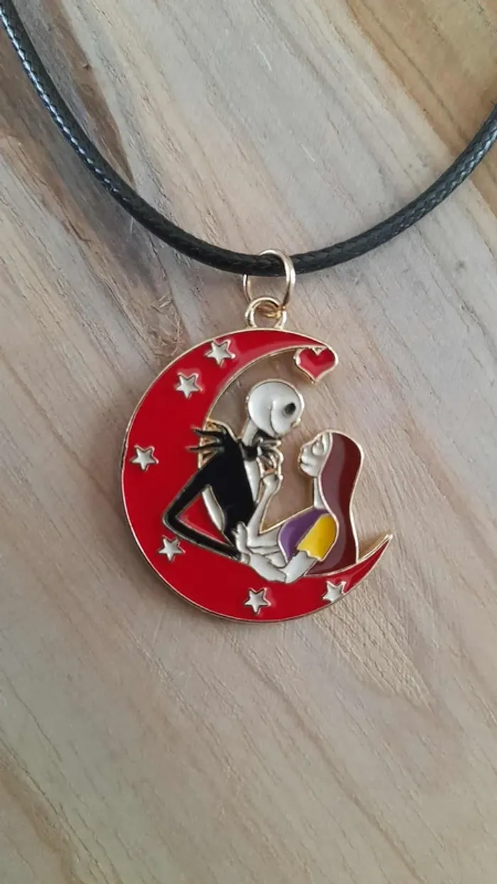 🌙 Collier avec pendentif L'Étrange Noël De Monsieur Jack 🌙 - photo numéro 2