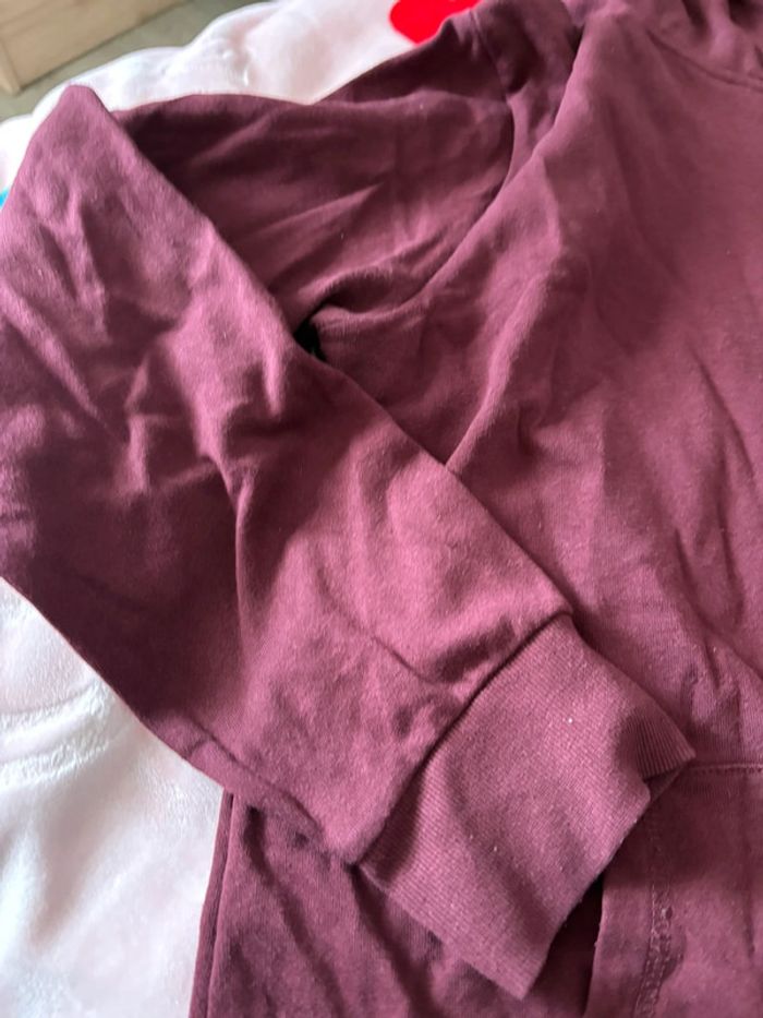 Sweat bordeaux - photo numéro 2