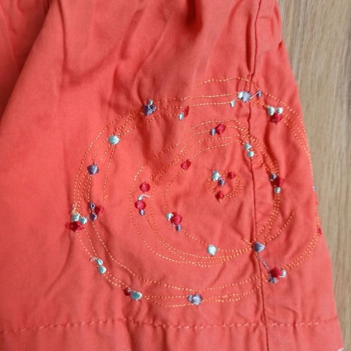 Jupe corail fermeture éclair children Tex 5 ans broderie - photo numéro 2