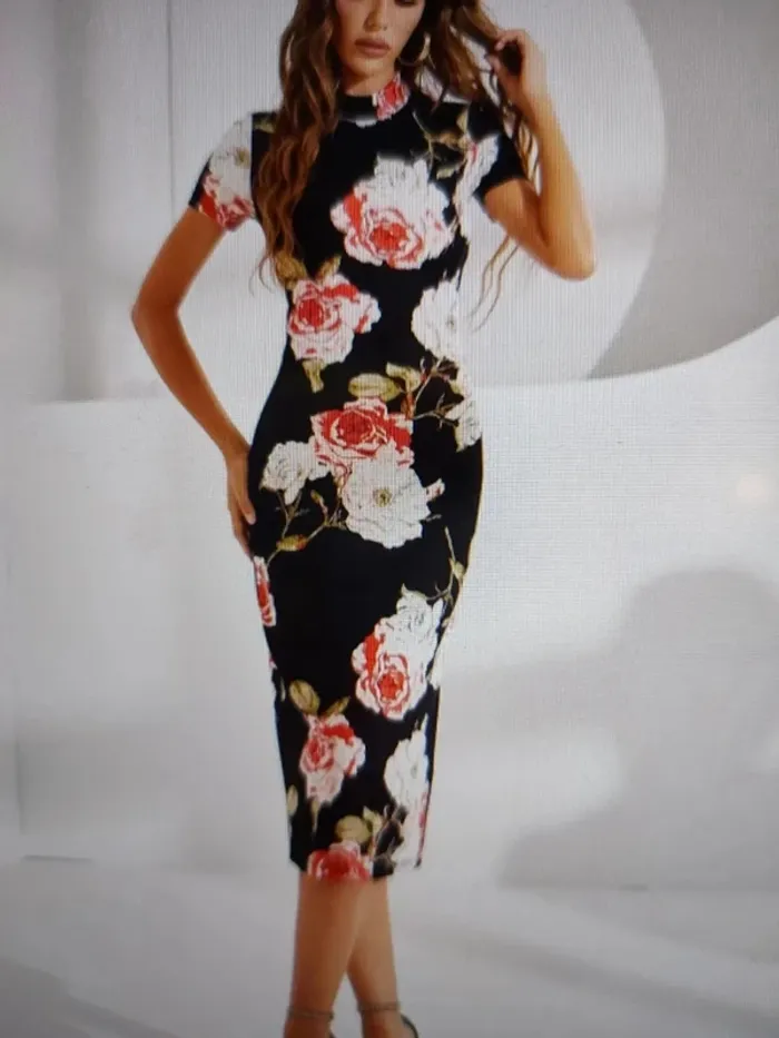Robe asiatique shein taille l - photo numéro 2