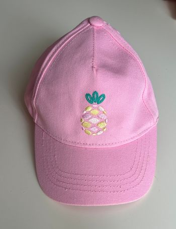 casquette brodée ananas bébé 9/12 mois