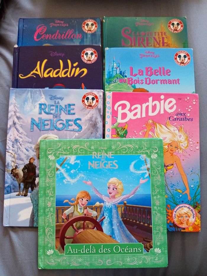 Lot 7 livres Disney