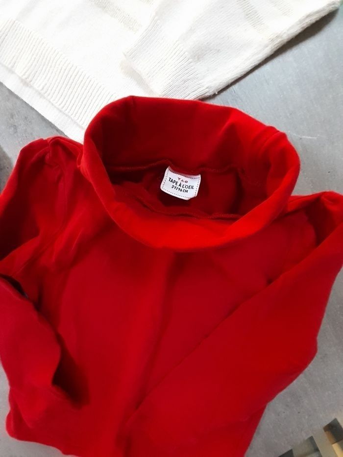 Lot t shirts et pulls fille 3 ans - photo numéro 6