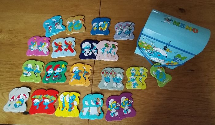 Jeu mémo Schtroumpf - photo numéro 2