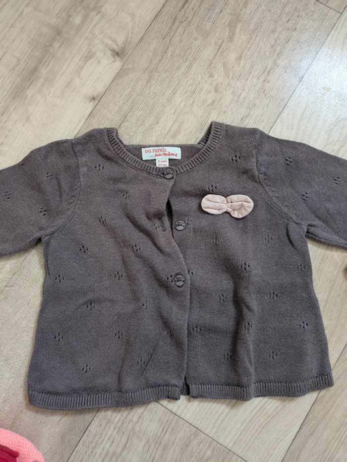 Lot 3 gilets fille 9 Mois 71cm - photo numéro 4