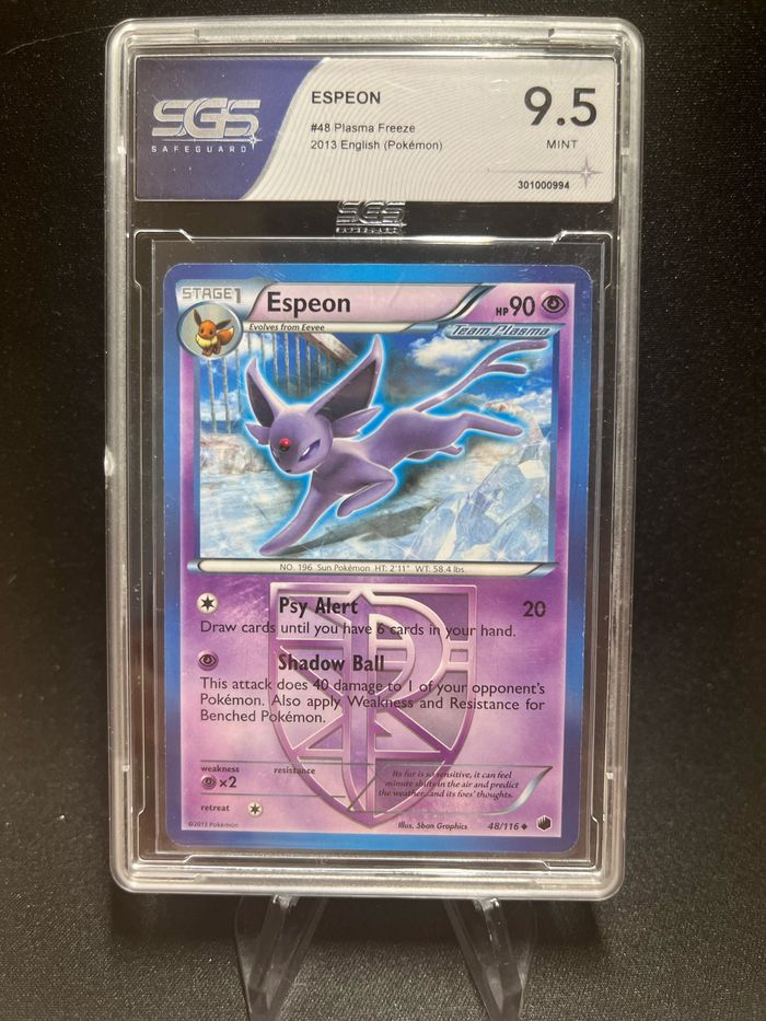 Carte Pokémon Espeon 48/116 SGS 9.5 - photo numéro 1