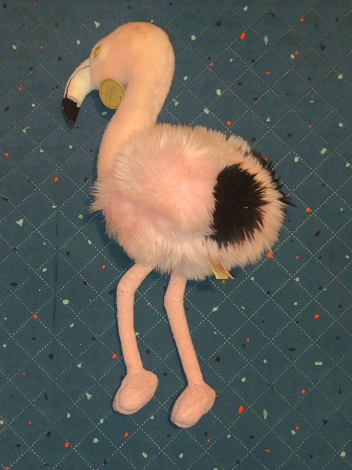 Peluche flamant rose - photo numéro 2