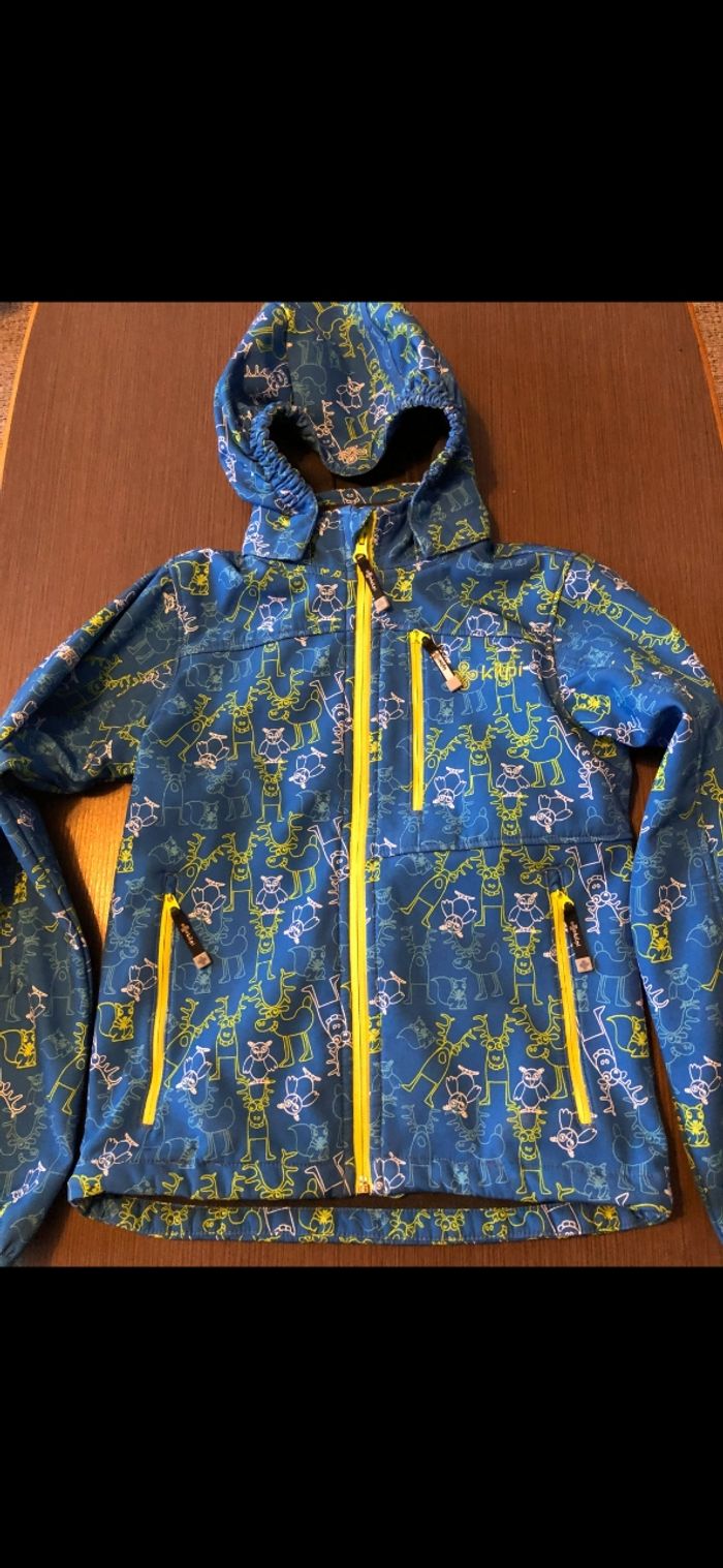 Parka veste blouson avec capuche garçon kilpi 134/140-9/10 ans