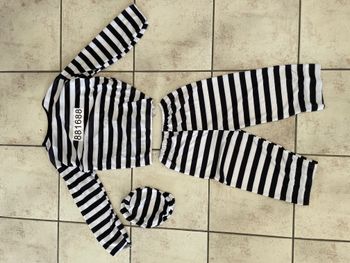 Déguisement /costume prisonnier 4-5 ans