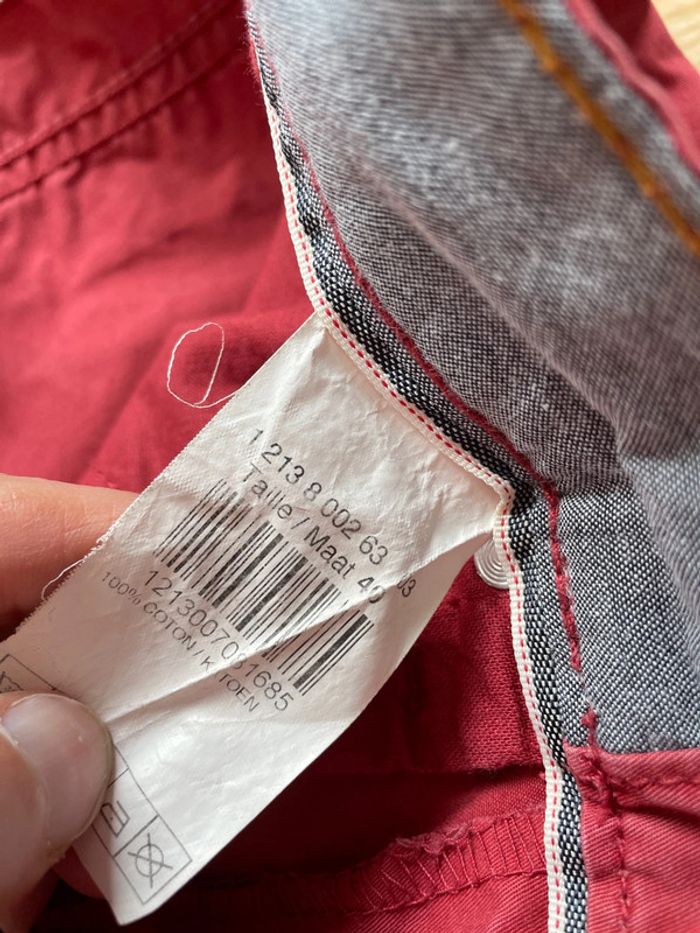 Pantalon droit rouge Armand Thierry taille 40 - photo numéro 3