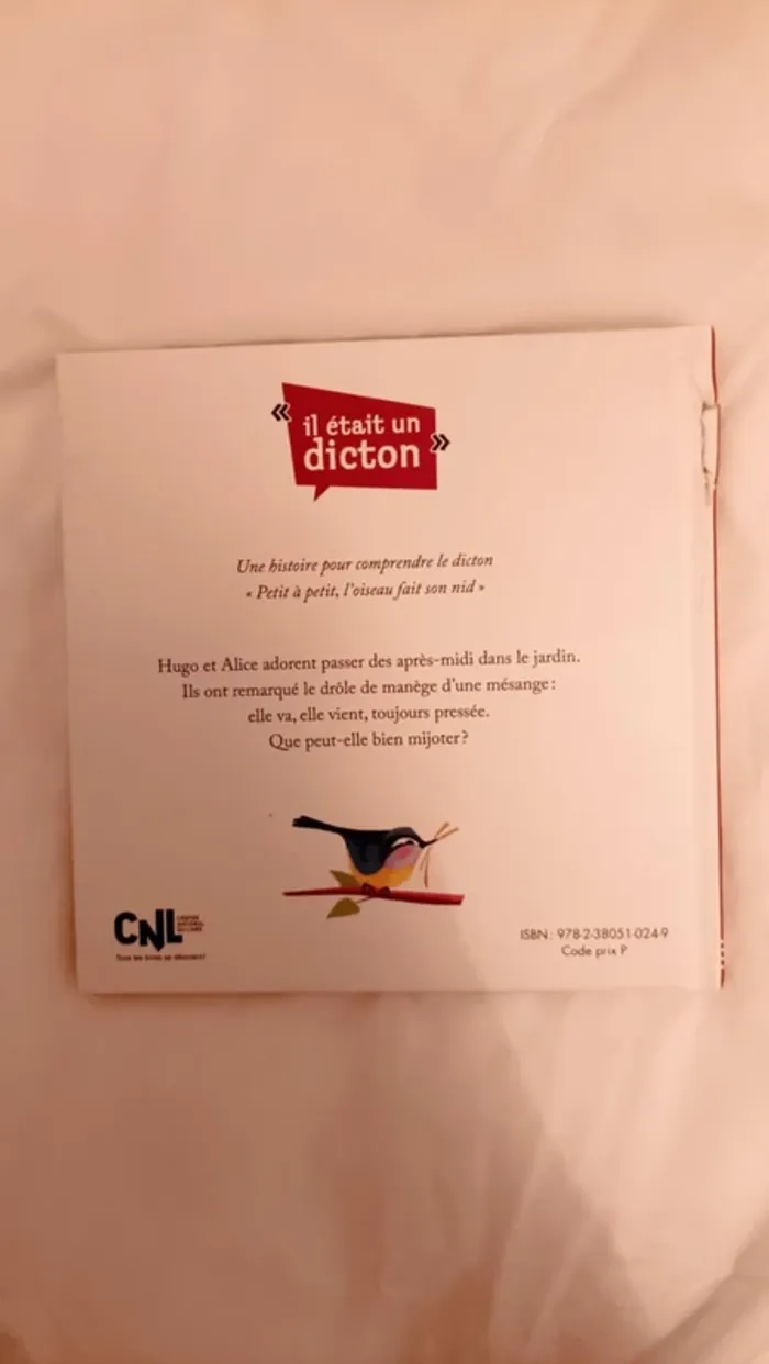 livre Mcdonald's Petit à petit l'oiseau fait son nid Collection Il était un dicton - photo numéro 2