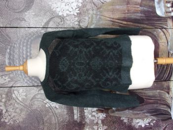 🖤The Kooples – Pull gris motif discret • Taille XS