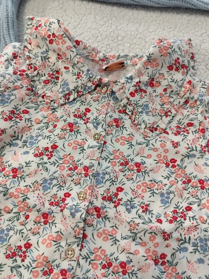 Ensemble blouse gilet tape à l'oeil 8 ans - photo numéro 3