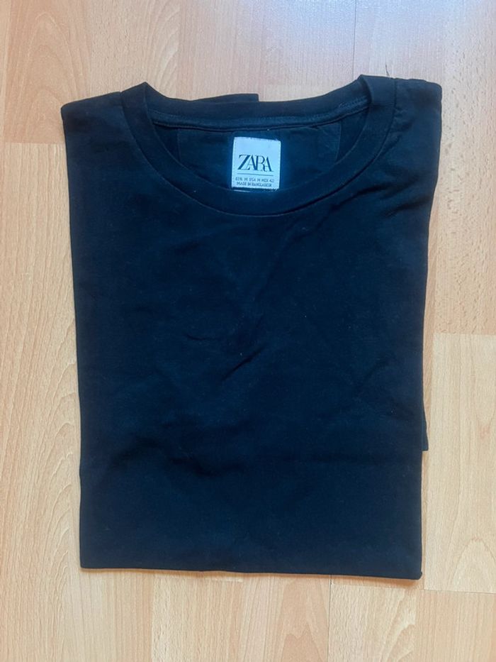 Tee-shirt homme noir Zara taille M
