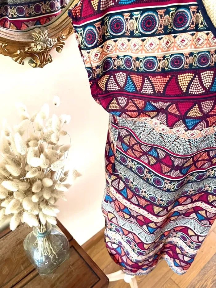 Tunique Hypnotisante à Imprimé Coloré – Miss Glammy – Taille Unique - photo numéro 9