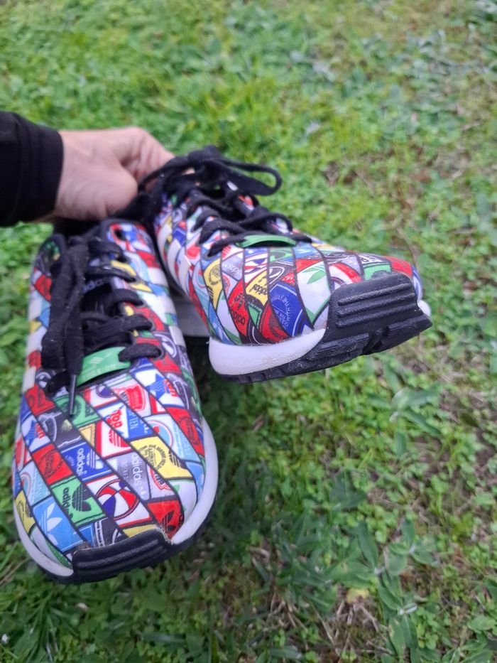 Baskets Adidas colorées Torsion  ZX PLUS - photo numéro 7