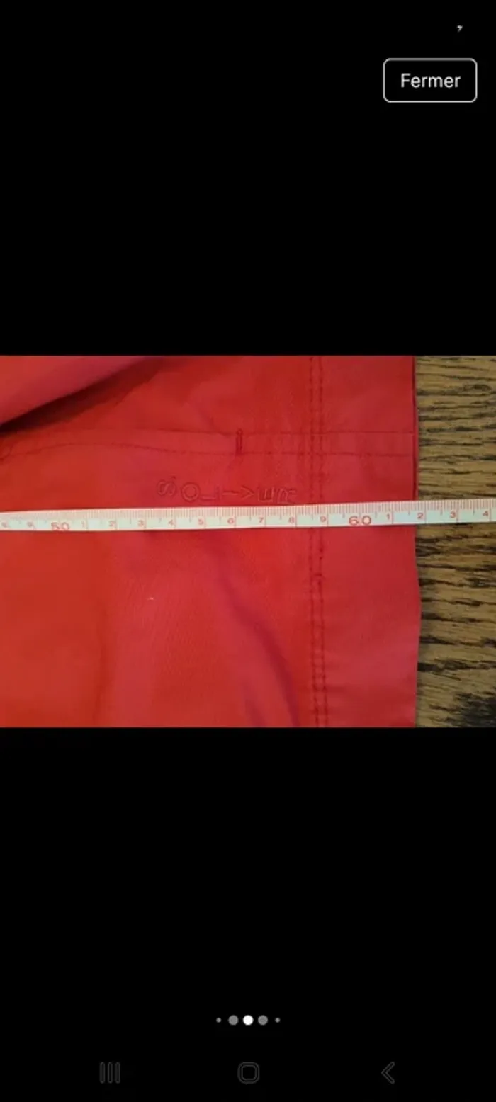 Jolie Veste coupe vent rouge St Oliver fr 42 - photo numéro 16