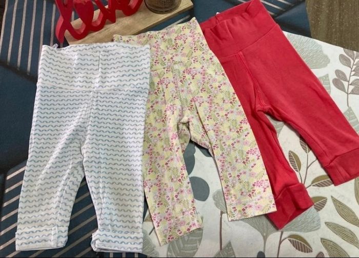 3 pantalons / leggings - 6 mois - photo numéro 5