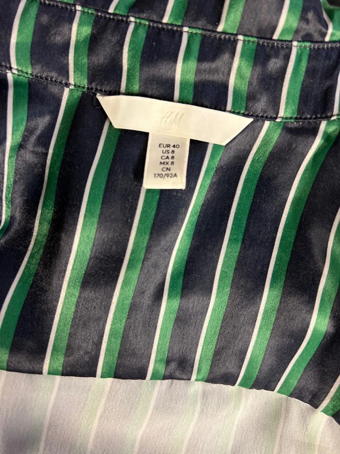 Chemise H&M À Rayures Taille 40 - photo numéro 8