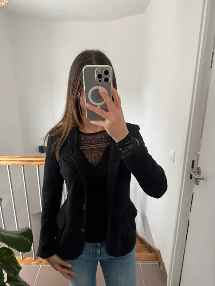 Blazer noir fde la passion - photo numéro 3