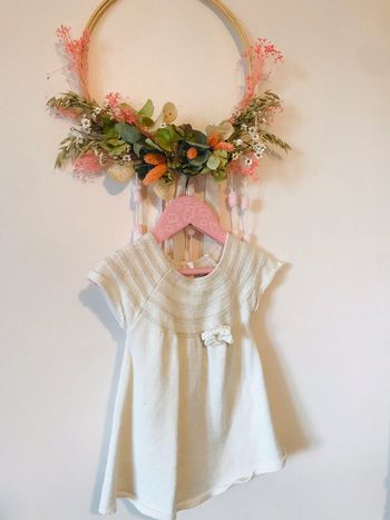 Robe du pareil au même écru 6 mois