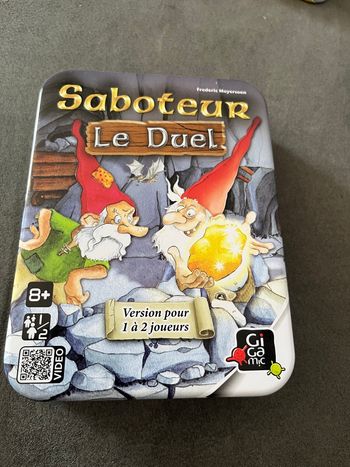 Jeu saboteur le duel gigamic
