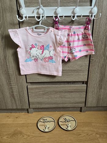 Vêtement Bébé Fille - Ensemble/ Pyjama été - Disney - 3/6 mois 68 cm