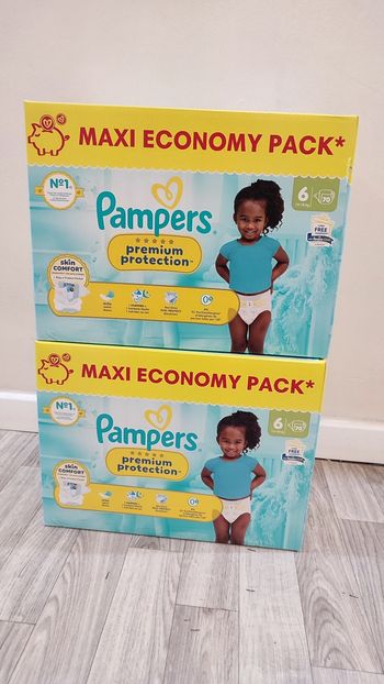 Couche Pampers premium t6