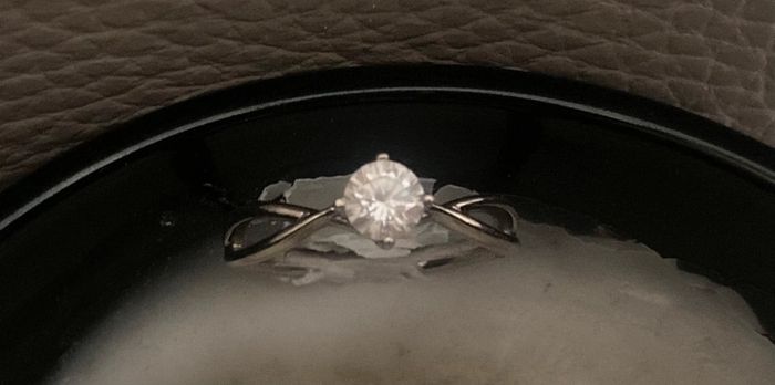 Bague en argent solitaire - photo numéro 5