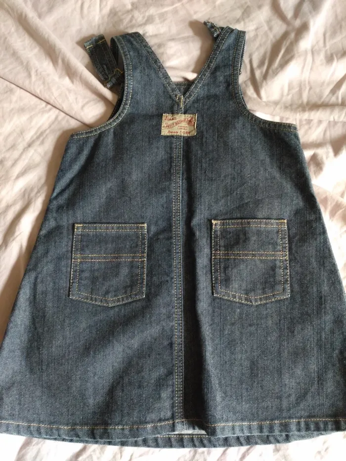 Robe en jean Petit Bateau 24 mois - photo numéro 3