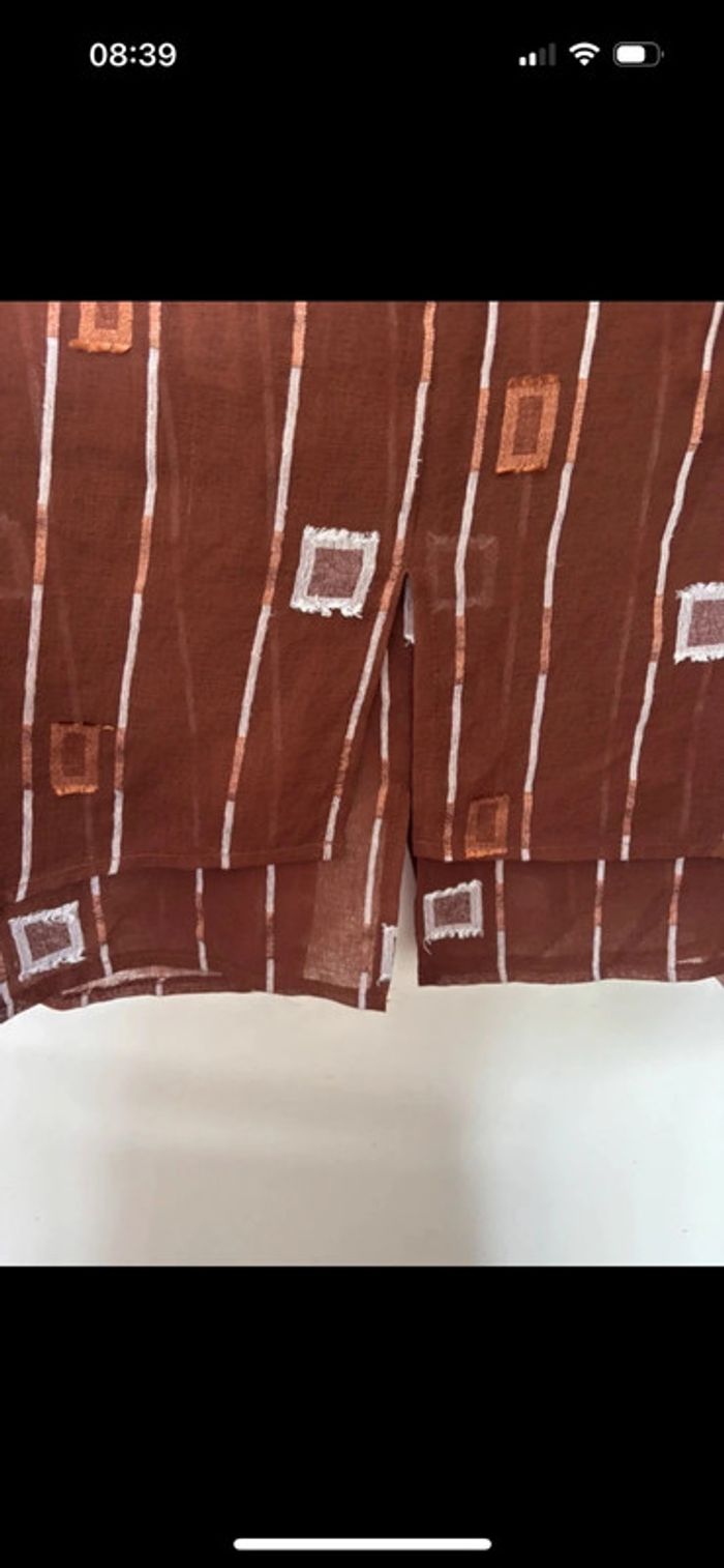 Superbe ensemble marron original neuf Alexo taille 46/48 - photo numéro 11